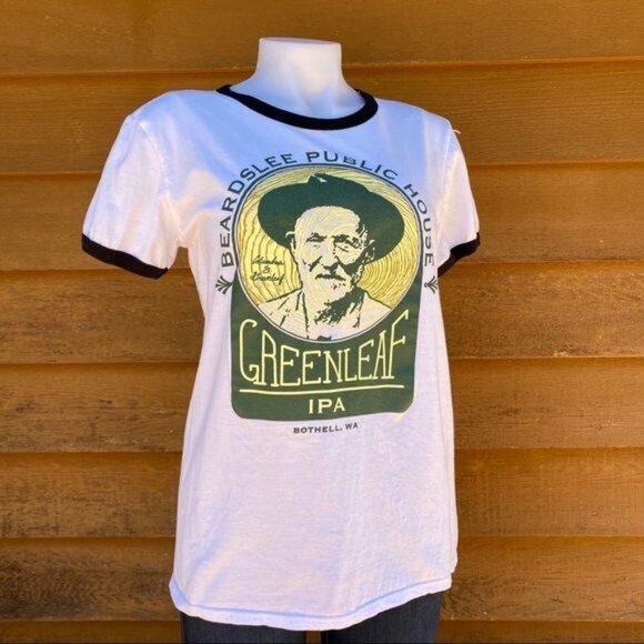 Brewer Beardslee Public House Bothell Washington White T-Shirt Size M - Picture 10 of 10